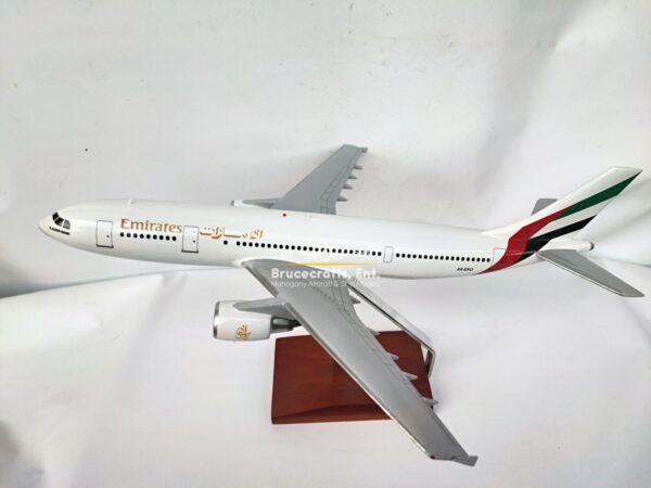 Model of A300-600R Emirates Airlines with detailed craftsmanship.